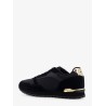 Nylon sneakers with suede inserts