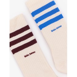 Cotton blend socks bipack