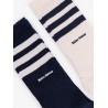 Cotton blend socks bipack