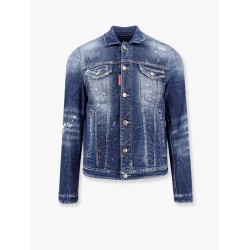 Dan jean jacket with destroyed effect
