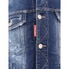 Dan jean jacket with destroyed effect
