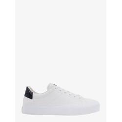 Leather sneakers with 4g metal logo