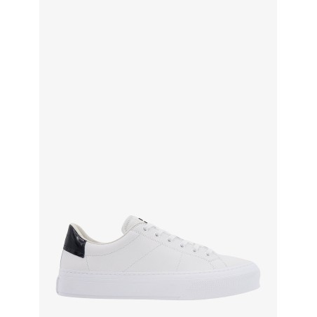 Leather sneakers with 4g metal logo