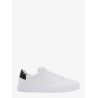 Leather sneakers with 4g metal logo