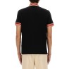 COTTON PIQUE POLO SHIRT WITH "VLOGO" PATCH