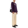 LONG SLEEVE T-SHIRT WITH "CHEZ VALENTINO" PRINT
