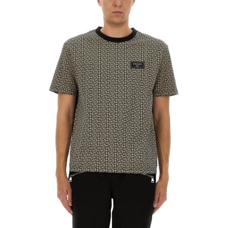 MONOGRAMMED JACQUARD T-SHIRT