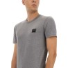 COTTON T-SHIRT WITH LOGO PLAQUE