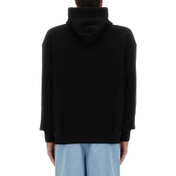 COTTON SWEATSHIRT WITH "CHAT DE LA MAISON" PATCH