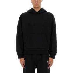 SWEATSHIRT WITH EMBOSSED LOGO