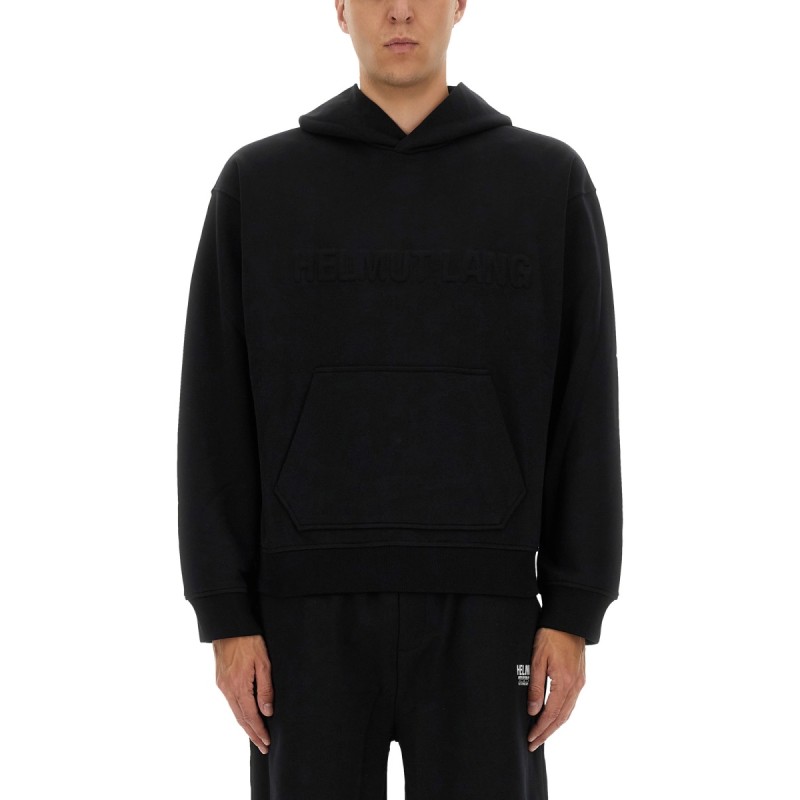 SWEATSHIRT WITH EMBOSSED LOGO
