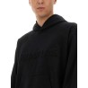 SWEATSHIRT WITH EMBOSSED LOGO