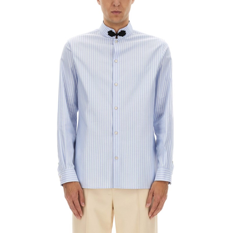 COTTON OXFORD SHIRT WITH TOGGLE