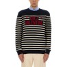 "CHEZ VALENTINE" WOOL SWEATER