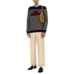 "CHEZ VALENTINE" WOOL SWEATER