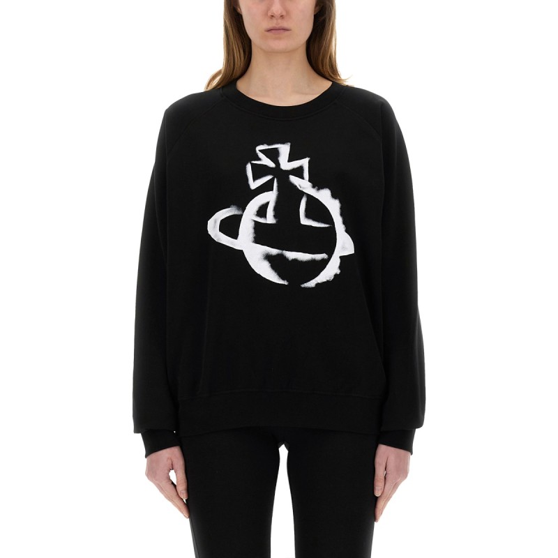 "STENCIL ORB RAGLAN" SWEATSHIRT