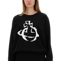 "STENCIL ORB RAGLAN" SWEATSHIRT