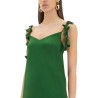 MINI DRESS WITH FLORAL APPLIQUÉS