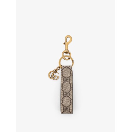 GG Supreme fabric keyring