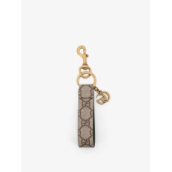 GG Supreme fabric keyring