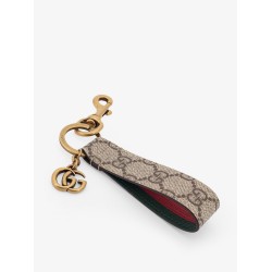 GG Supreme fabric keyring