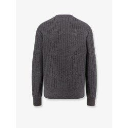 Ribbed wool cardigan