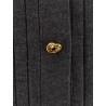 Ribbed wool cardigan