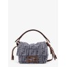 Mamma Baguette Small jacquard FF fabric crossbody bag