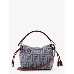 Mamma Baguette Small jacquard FF fabric crossbody bag