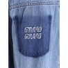 Washed denim Jeans