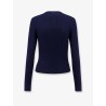 Cable-knit cachemire blend cardigan