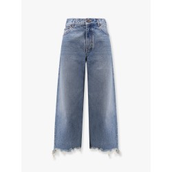 Frayed bottom jeans