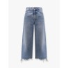Frayed bottom jeans