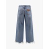 Frayed bottom jeans