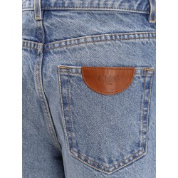 Frayed bottom jeans