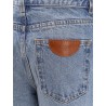 Frayed bottom jeans