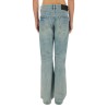 "COATED FLARE" JEANS