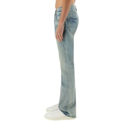 "COATED FLARE" JEANS