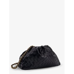 Leather Dustbag clutch with Intrecciato motif