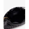 Leather Dustbag clutch with Intrecciato motif