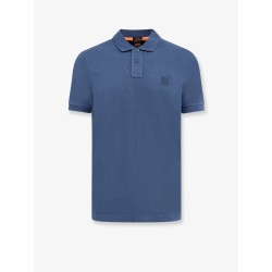 Stretch cotton polo shirt