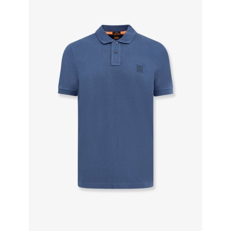 Stretch cotton polo shirt