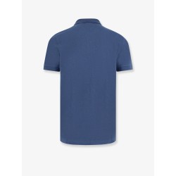 Stretch cotton polo shirt