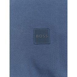 Stretch cotton polo shirt