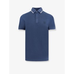 Stretch cotton polo shirt