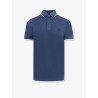 Stretch cotton polo shirt