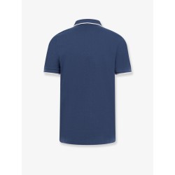Stretch cotton polo shirt
