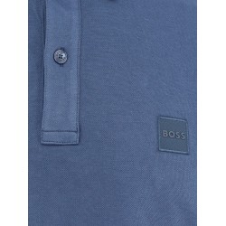 Stretch cotton polo shirt