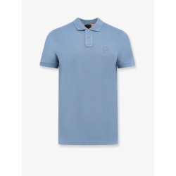 Stretch cotton polo shirt