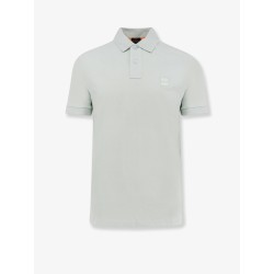 Stretch cotton polo shirt